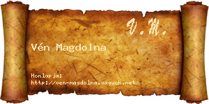 Vén Magdolna névjegykártya